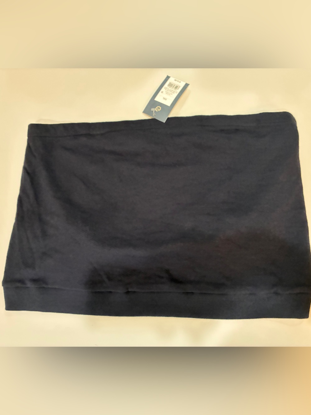 Women’s Navy Tube Top - Banded bottom and anti slip strip at top